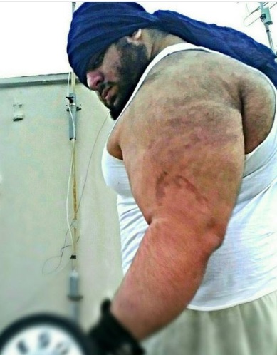 İranlı Hulk, DAEŞ'le savaşmak için hazırlanıyor